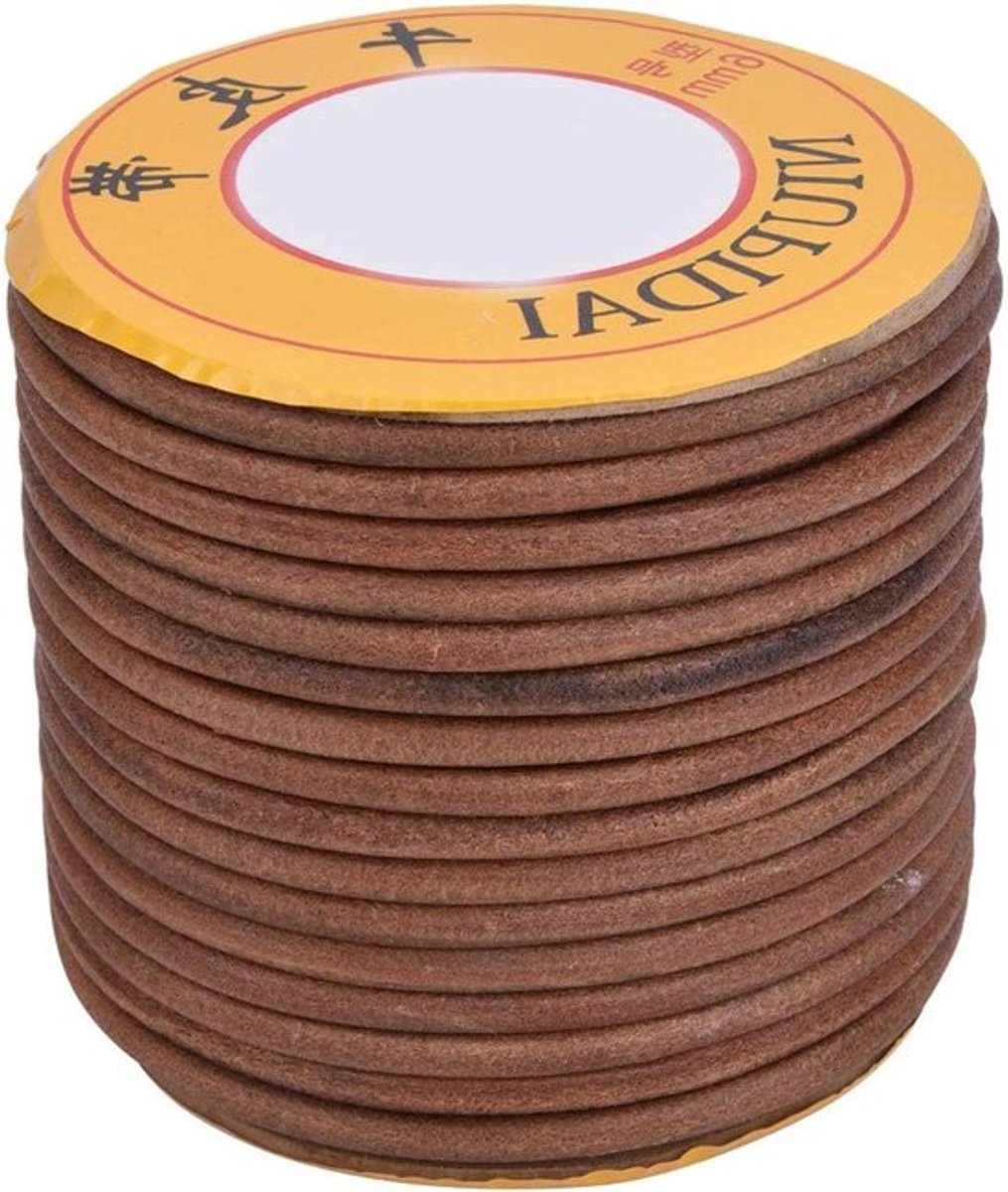 Multifunctionele 20m Leren Naaimachine Riem voor Diverse Machines en Apparaten - 6mm Dikte