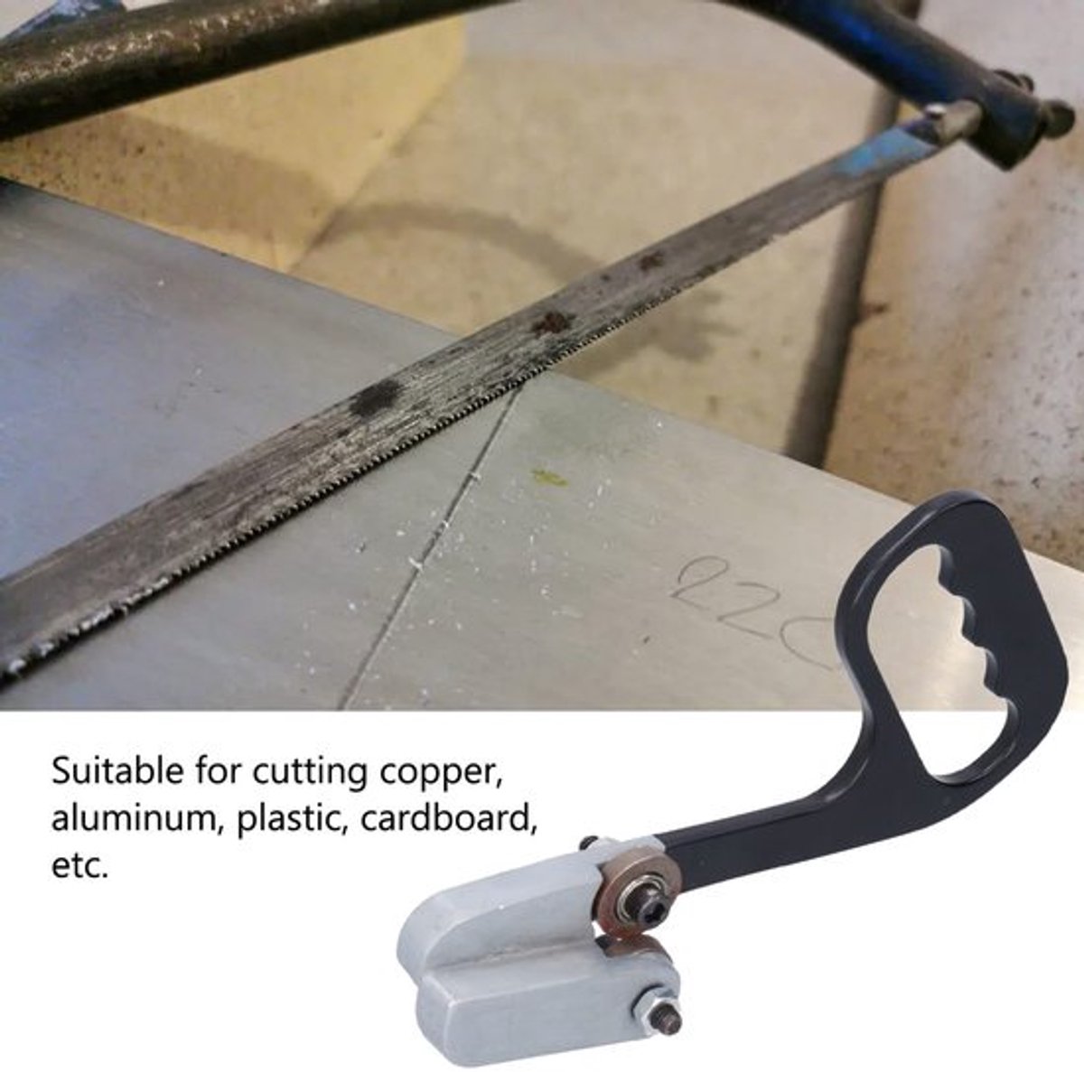 Draagbare Handmatige Platensnijder voor Kunststof en Metalen Platen