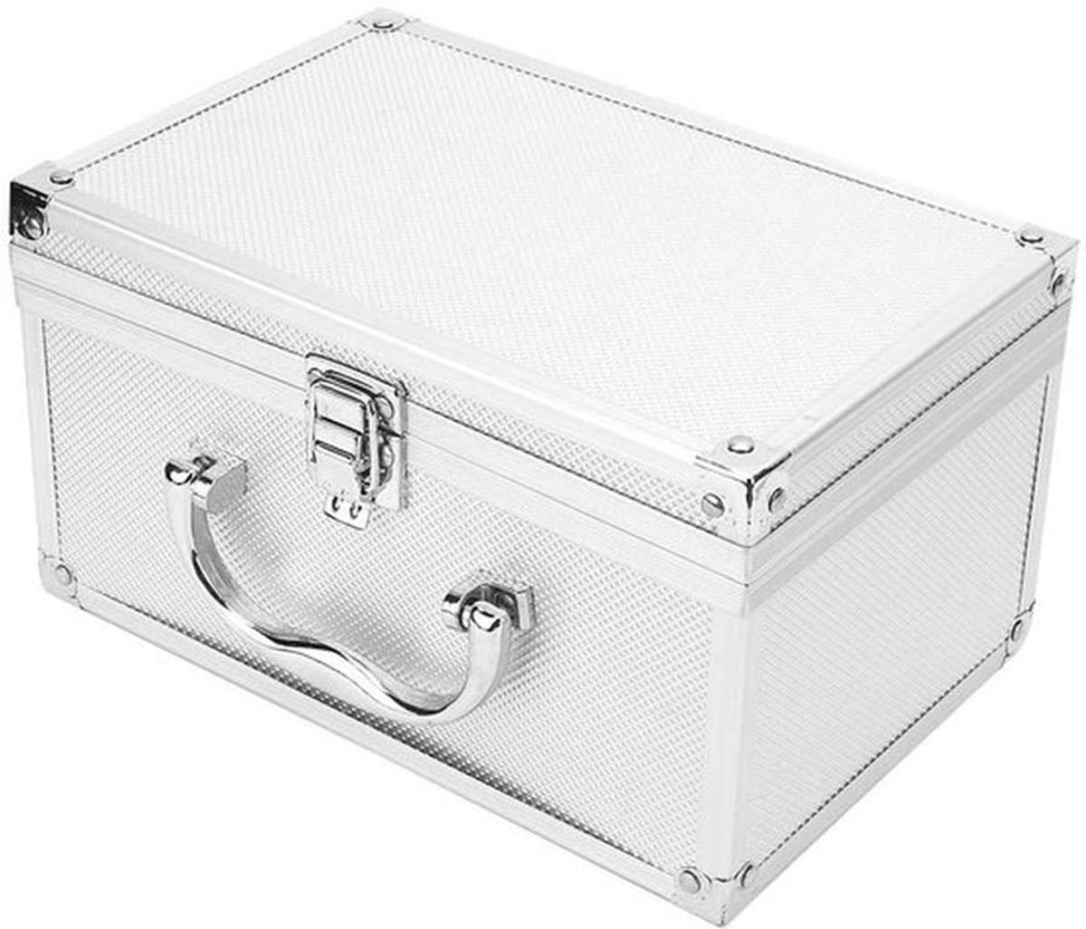 Gereedschapskist Aluminium - Draagbare Toolbox - Lichtgewicht - Duurzaam - Sponge Voering - Elegant Design - Juwelendoos
