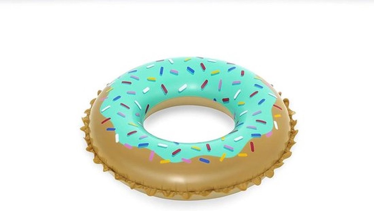 Donut drijver - Opblaasbaar - 36300 - Willekeurig model - vinyl - diameter 90 cm - Speelgoed voor kinderen en volwassenen - Buiten spelen - Zwembad - Vanaf 12 jaar - Bestway waterhangmat