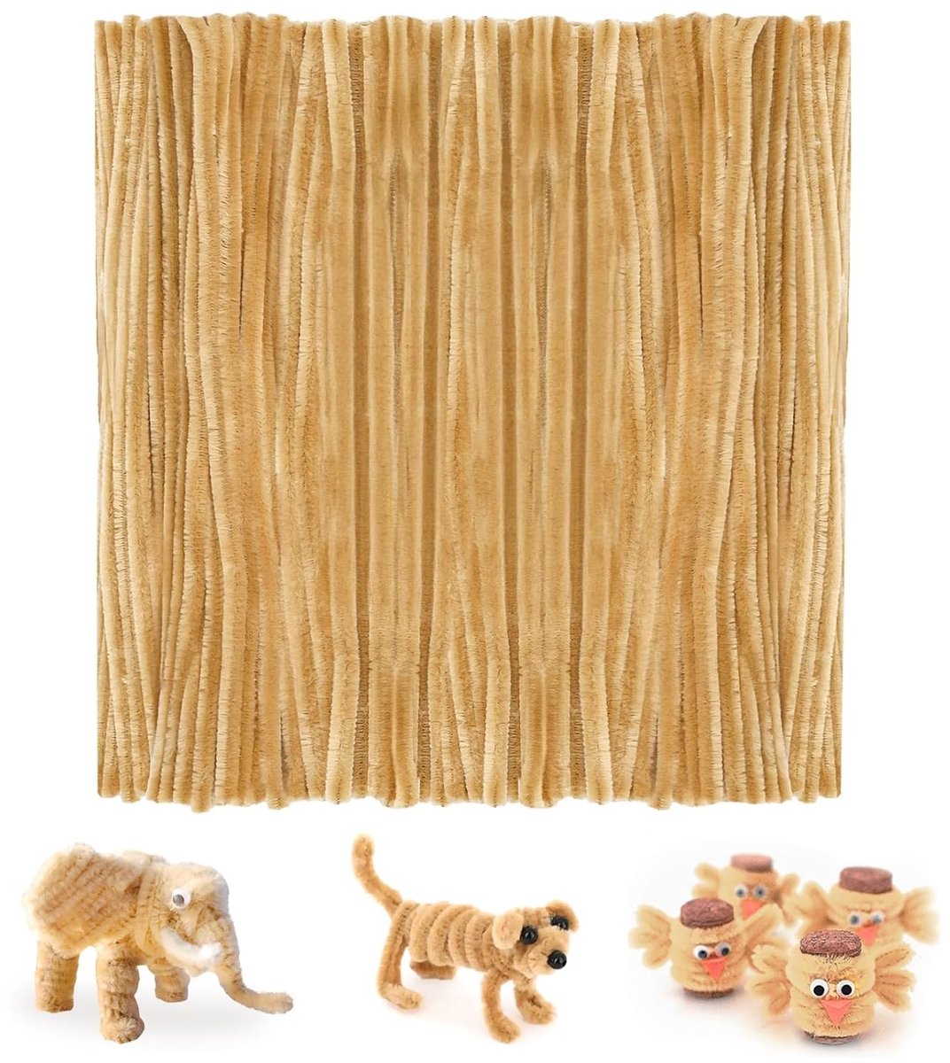 Bendbare Pijpenragers voor Creatief Knutselen, 30 cm, Verpakking van 200 Stuks, Perfect voor Decoraties en Kerstversiering