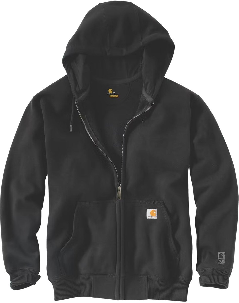 Carhartt Paxton Trui met volledige rits Zwart