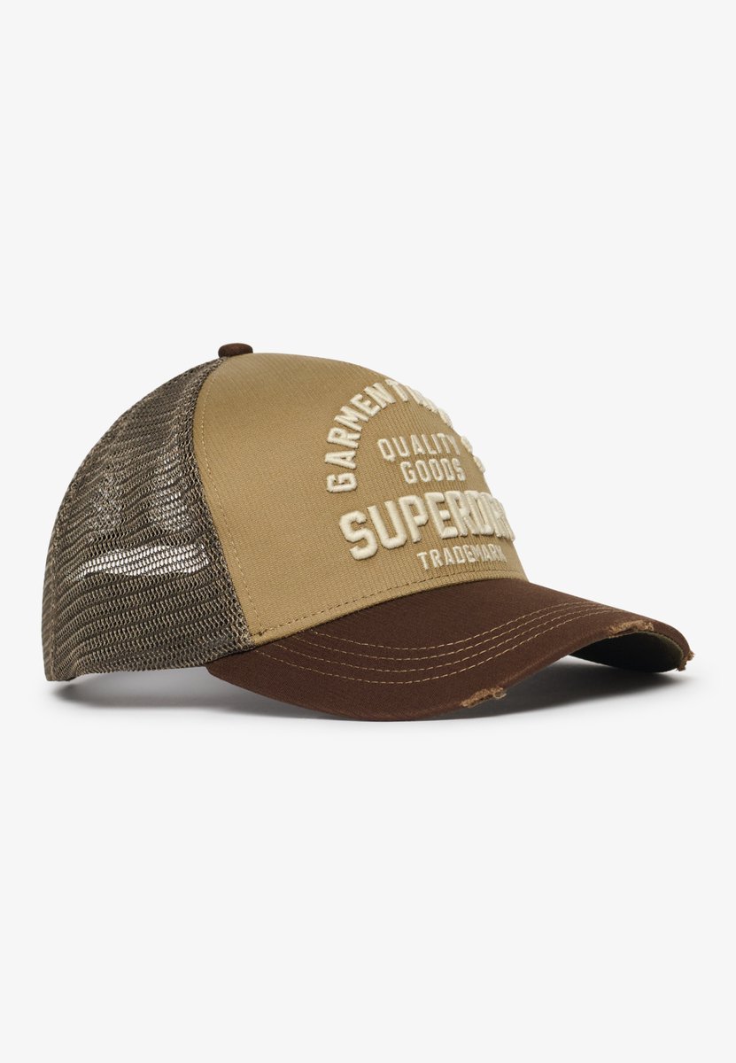 Superdry Dirt Road Bedford Trucker Pet Beige