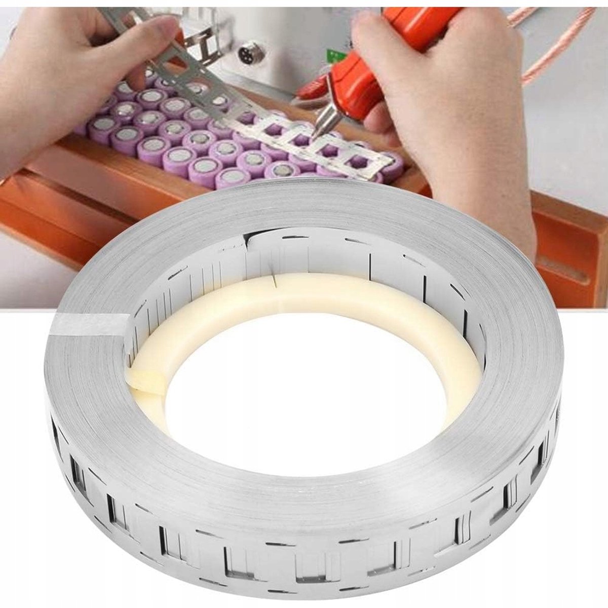 Rosfix Nikkelband Tape - Nikkelgecoat Staal - 67,5x0,15 mm, 1 m, 1,5μm