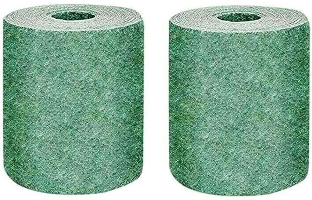 Graszaadmat op rol van 3 geschikt voorer, biologisch afbreekbare graszaadmat, graszaadmat, tuinmeststof, picknick-, tuin- en gazonplantmat 20 × 300 cm --