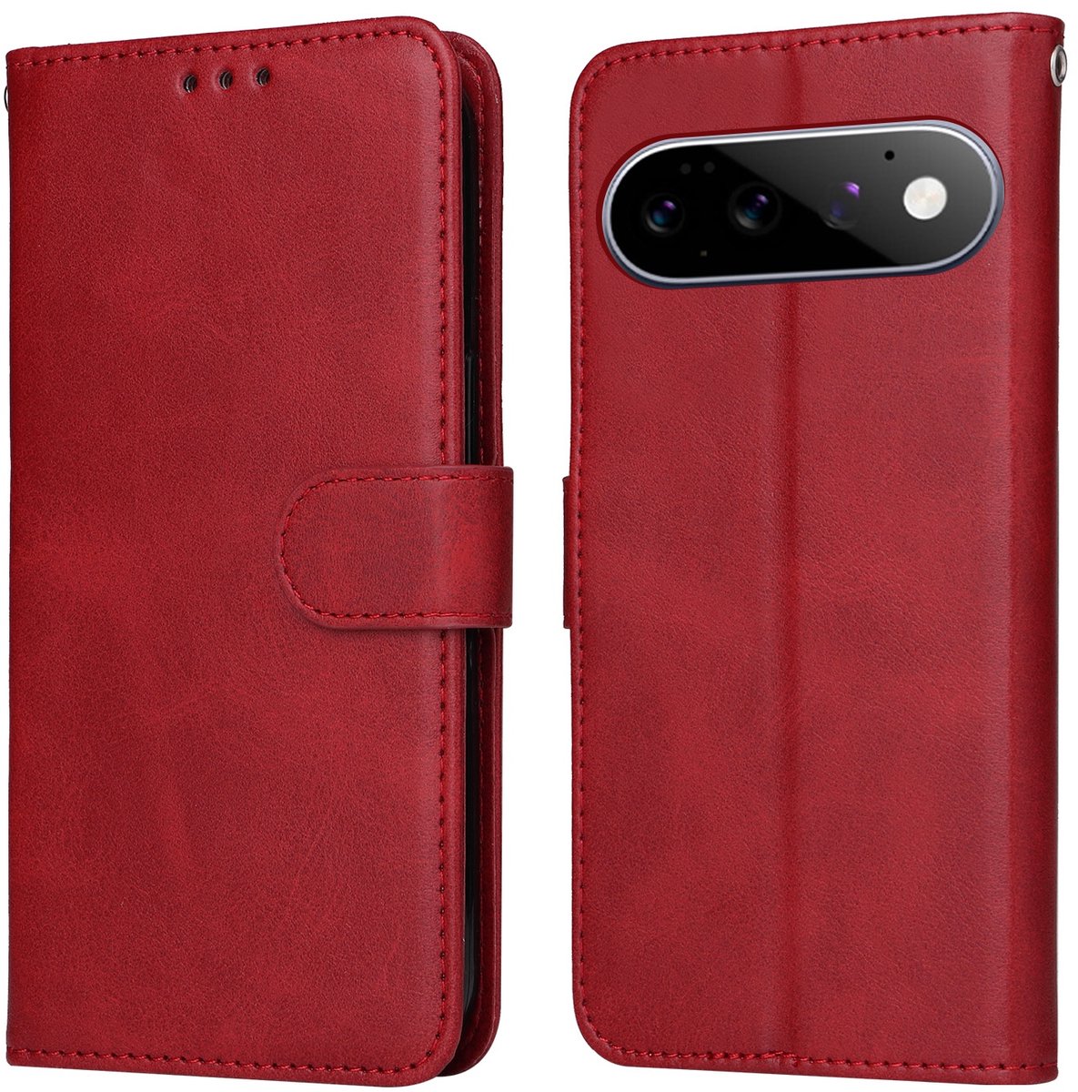 Coverup Hoesje - Geschikt voor Google Pixel 11 / 11 Pro Hoesje - Coverup Book Case - Rood