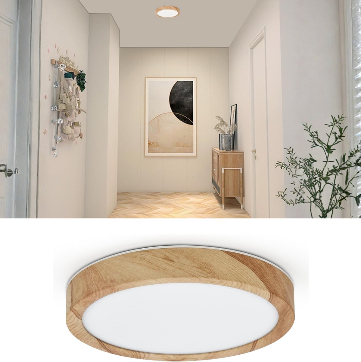 Zavio® Badkamerlamp - Plafoniere Badkamer - Plafond