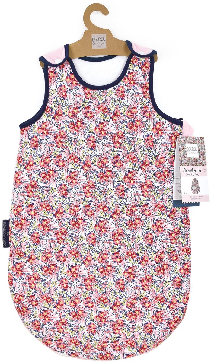 Solidchoice - Baby Slaapzak met Roze Bloemen 70 cm