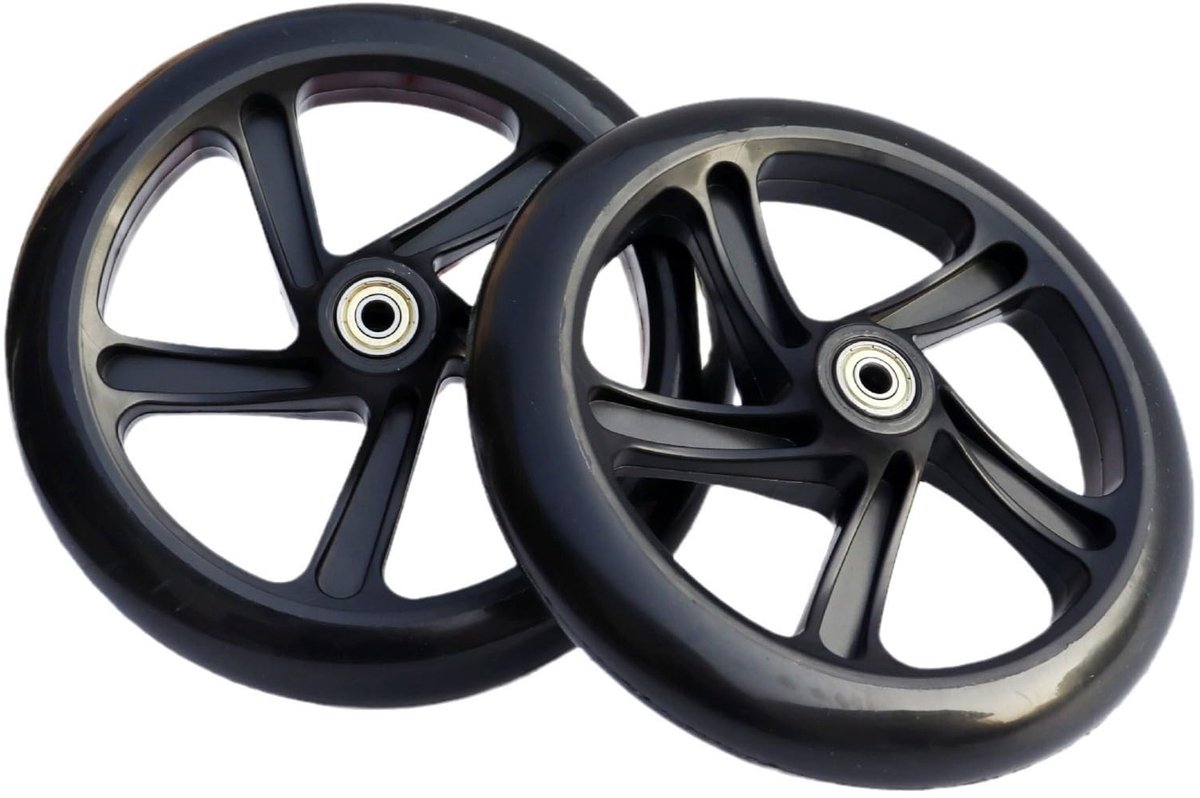 Solidchoice - Set van 2 Vervangwielen voor Scooters 180 mm