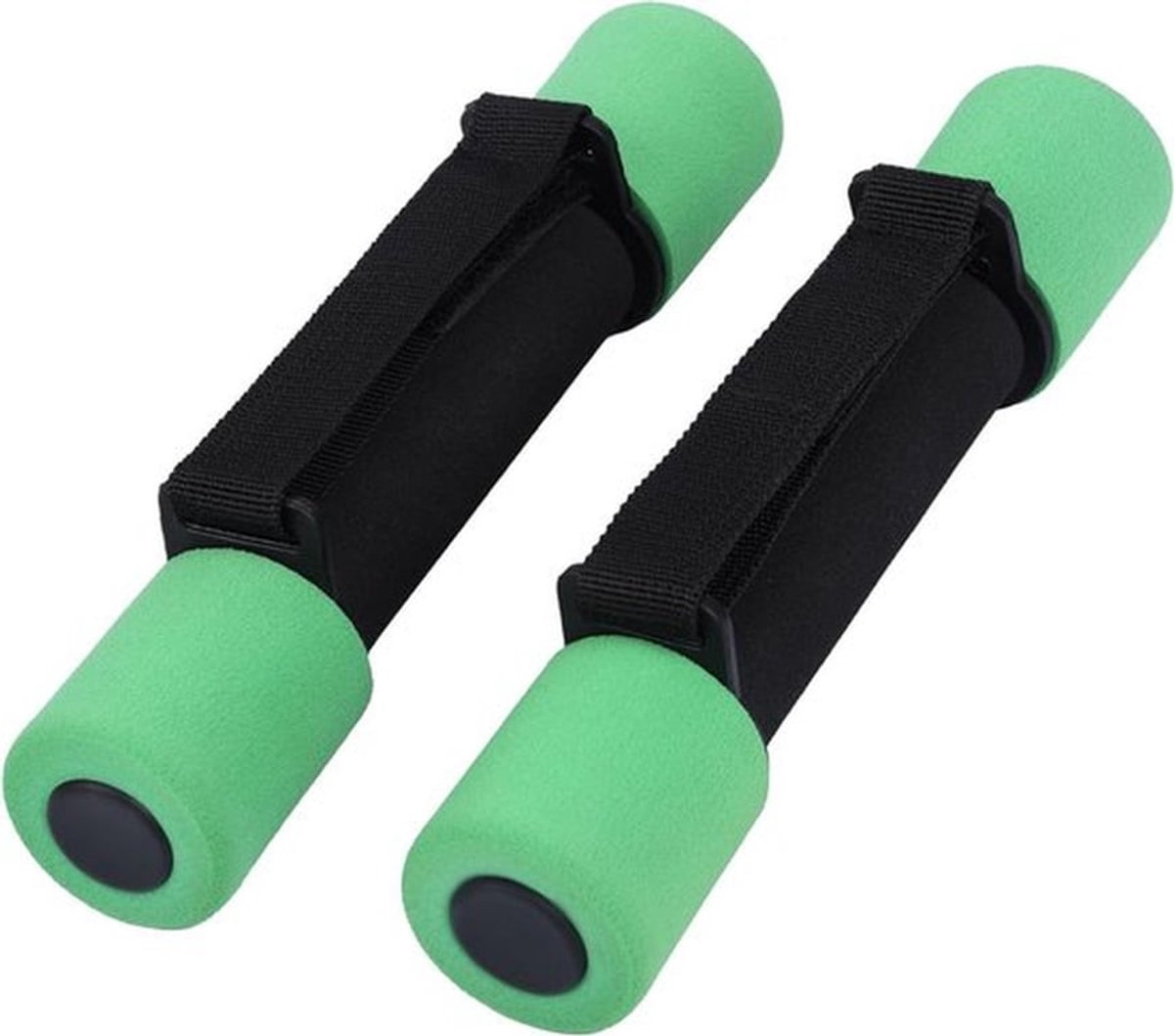 - Schuim dumbbell handgewichten - Fitness - 0,5 kg - Handvaten - Pilates - Wandelen - Sport oefeningen - Geschikt voor Belle Vous - Zwart