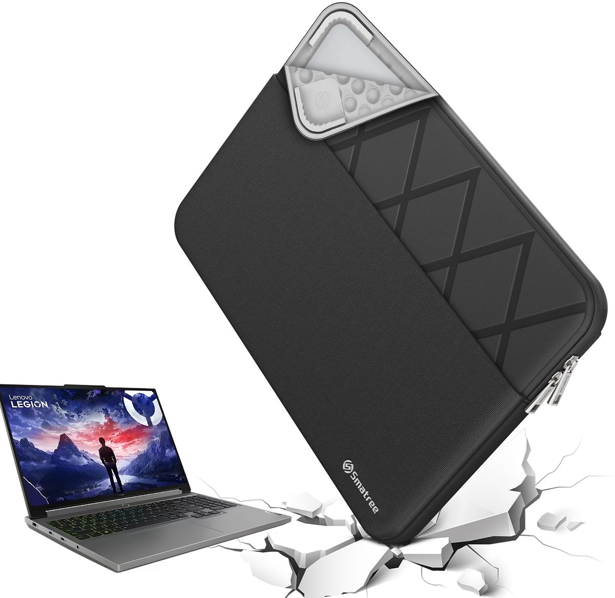 Solidchoice - 14 Inch Laptoptas met Schokbescherming voor ThinkPad