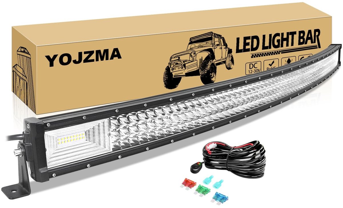 Solidchoice - 52 Inch Curved LED Light Bar 675W