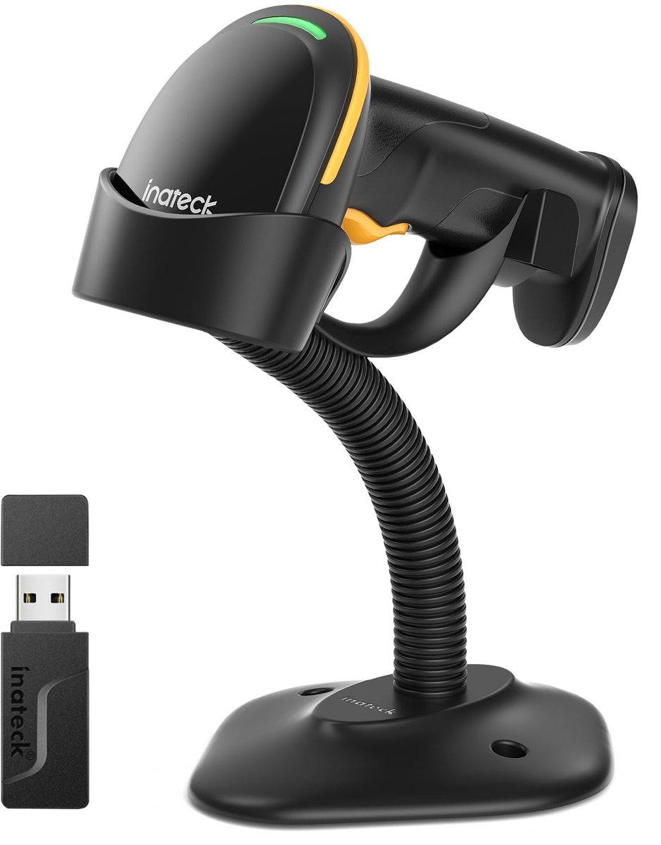 Solidchoice - Draadloze 2D Barcode Scanner met Langdurige Batterij