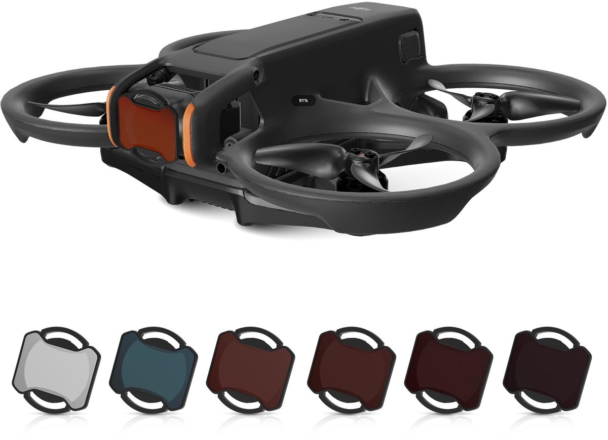 Solidchoice - ND Filter Set voor DJI Avata 2, 6 Stuks
