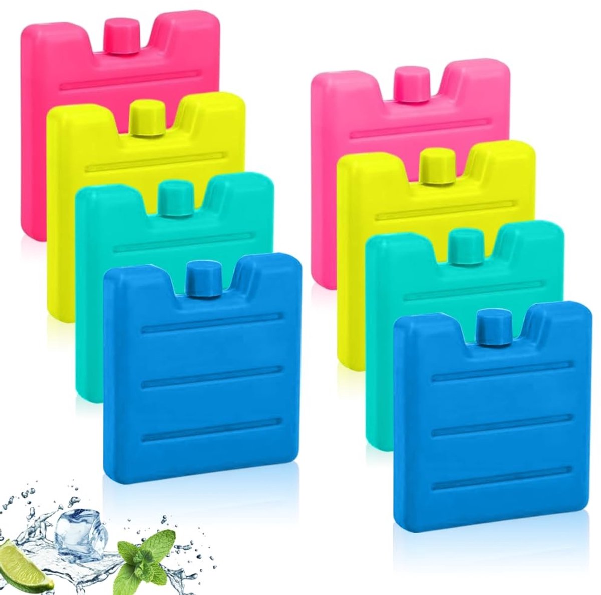 Solidchoice - Set van 4 Mini Koelelementen voor Koelers en Lunchboxen