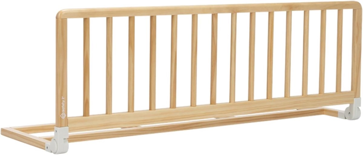 Solidchoice - Houten Bedhekje 110 cm voor Peuters met Automatische Vergrendeling