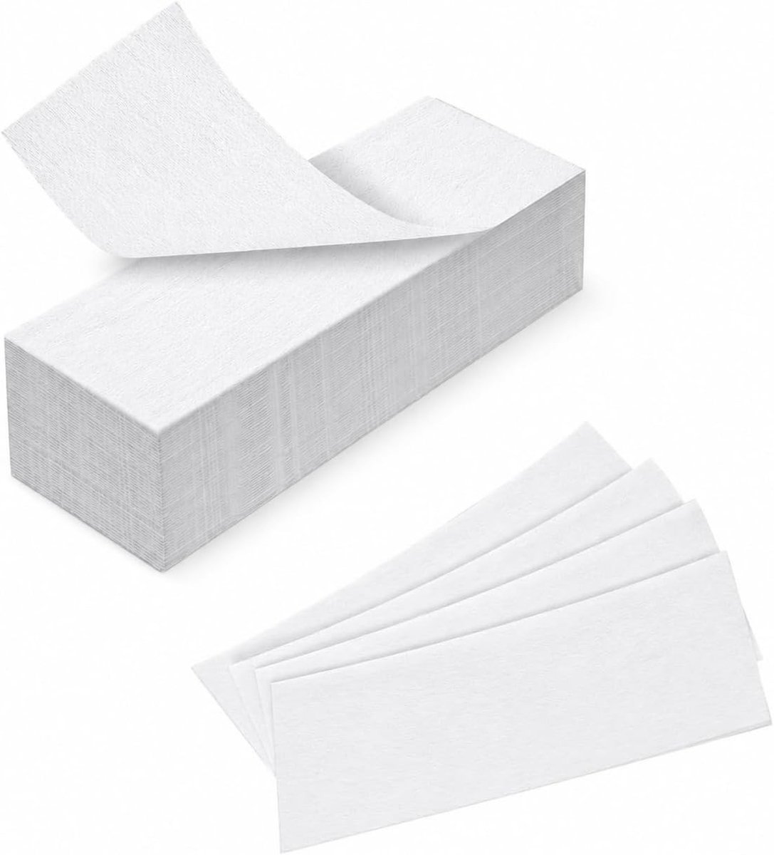Ontharingsstrips - Non-woven - Voor gezicht en lichaam - Scheurvaste strips voor wax en suikerpasta - Voor thuisgebruik