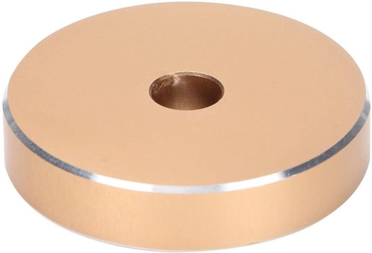 Zwarte vinyladapter - Draaitafel adapter - Hoogwaardige kwaliteit - Zwart - Groot gat - Perfect voor 45 toeren vinyl - Geschikt voor draa...