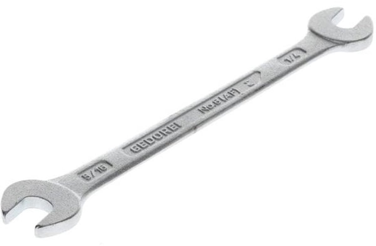 Dubbele Steeksleutel 1/4 x 5/16 inch - Ideaal voor Moeilijk Bereikbare Schroefpunten