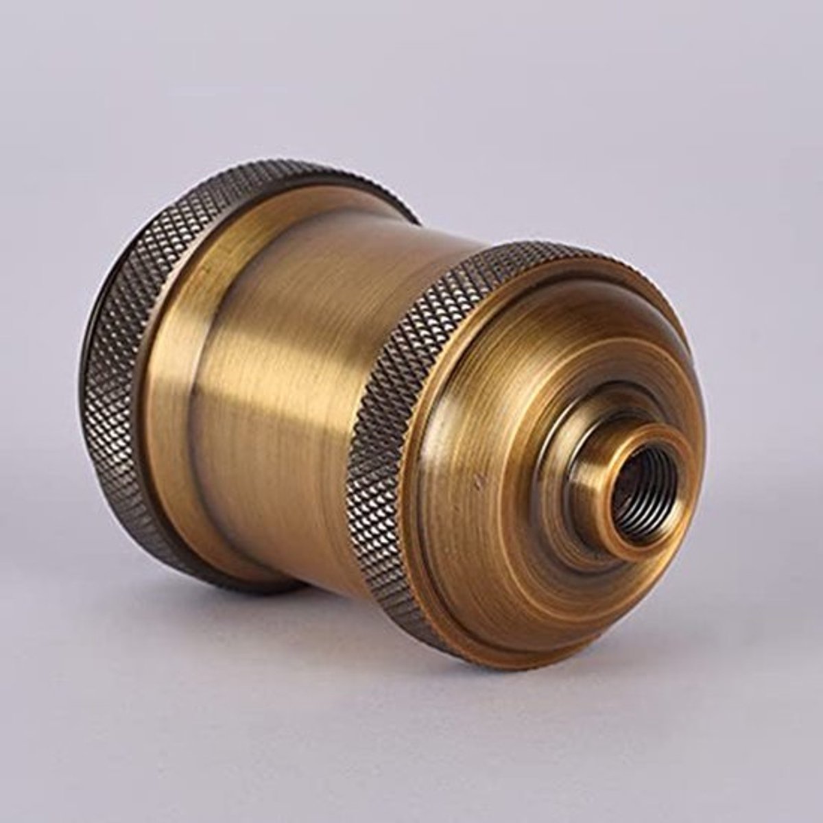 2 Stuks E26 E27 Lampvoet - Retro Pendelarmatuur Met Shade Ring - Koper