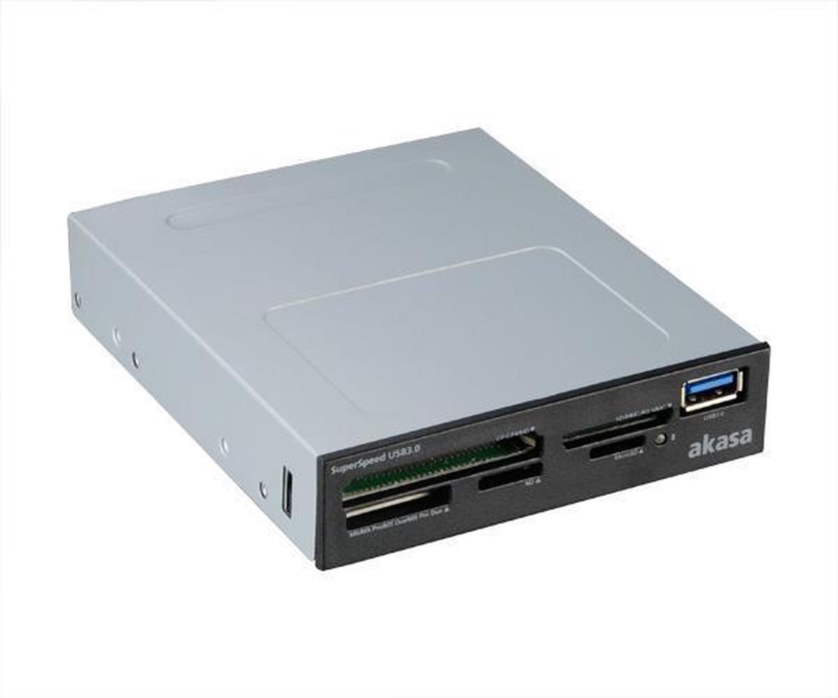 Akasa AK-ICR-27 interner USB 3.0 Card Reader - schwarz