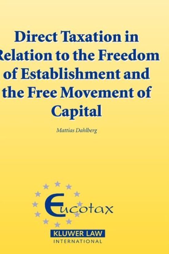 Direct Taxation in Relation to the Freedom of Establishment  ... - cover
