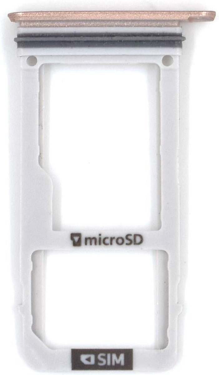 Single Sim - Sd kaart houder voor Samsung Galaxy A3 A320 A320F A320FD A320YD A320Y - Roze