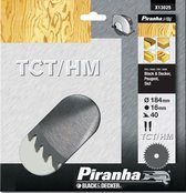 Piranha Cirkelzaagblad TCT/HM, 184 x 16mm 40 tanden X13025