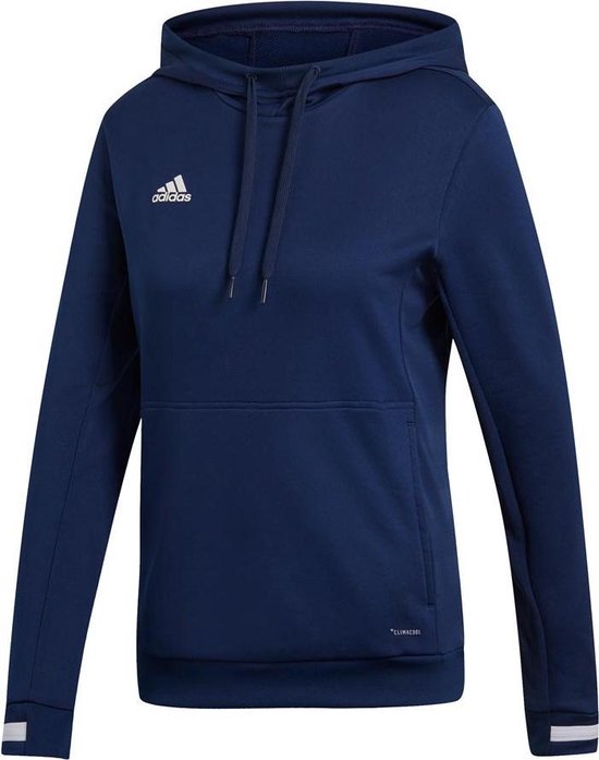 Adidas Team 19 Dames Hoody - Sweaters - blauw donker - XL Adidas Team 19 Dames Hoody - Sweaters - blauw donker - XL