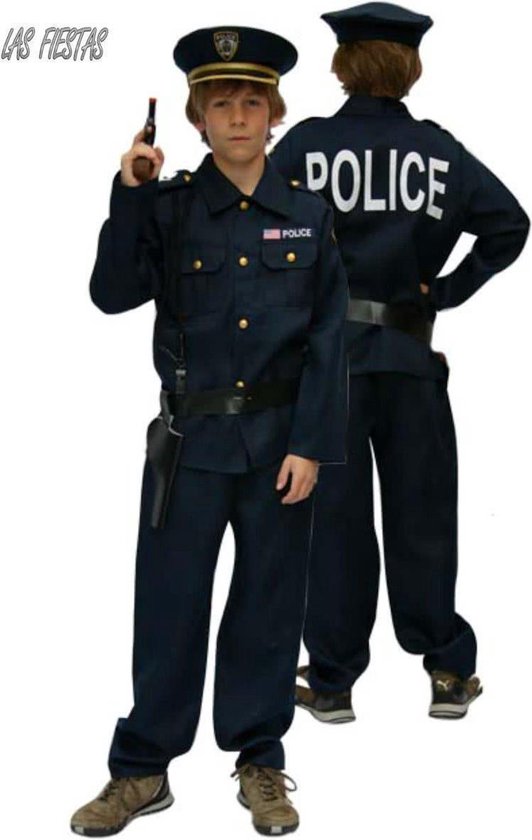 Politie jongen met kepie