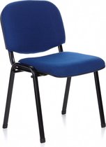 hjh office XT 600 - Bureaustoel - Conferentiestoel - Bezoekersstoel - Blauw / zwart