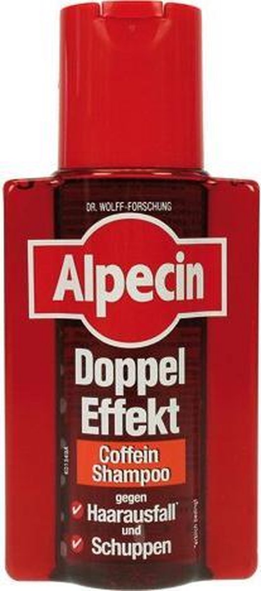 Alpecin shampoo 200 ml dubbel effect - Bijna Uitverkocht!