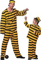 Costumes de carnaval Western Crook Dalton jaune - noir enfant Taille 164
