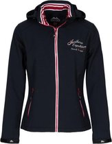 Nord Cape dames softshell jas Fay navy donkerblauw - maat M
