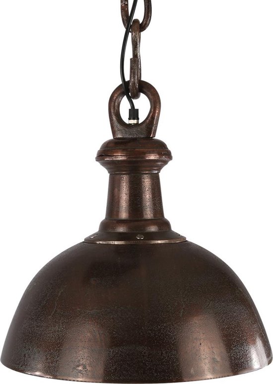 Gevoelig Doodt Onaangenaam Industriële Hanglamp Sienna 35 cm 1 Lichts Vintage Koper | bol.com