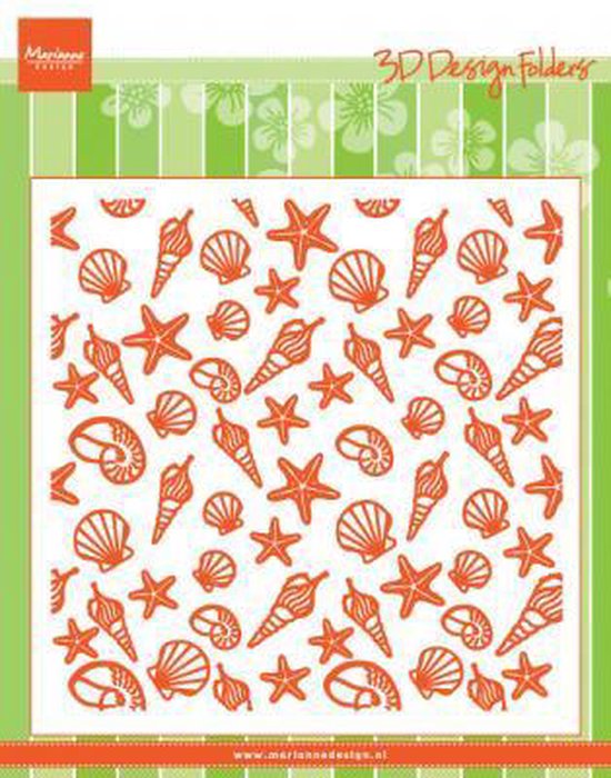 Marianne Design Embossing Folder Zeeschelpen