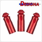 Aluminium Flight Protectors Red  Set Ã  3 stuks