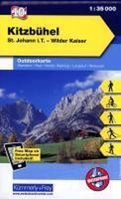 KuF Österreich Outdoorkarte 10 Kitzbühel 1 : 35 000 - cover