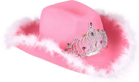 WELLY INTERNATIONAL - Roze cowboy hoed voor vrouwen - Hoeden > Overige |  bol.com