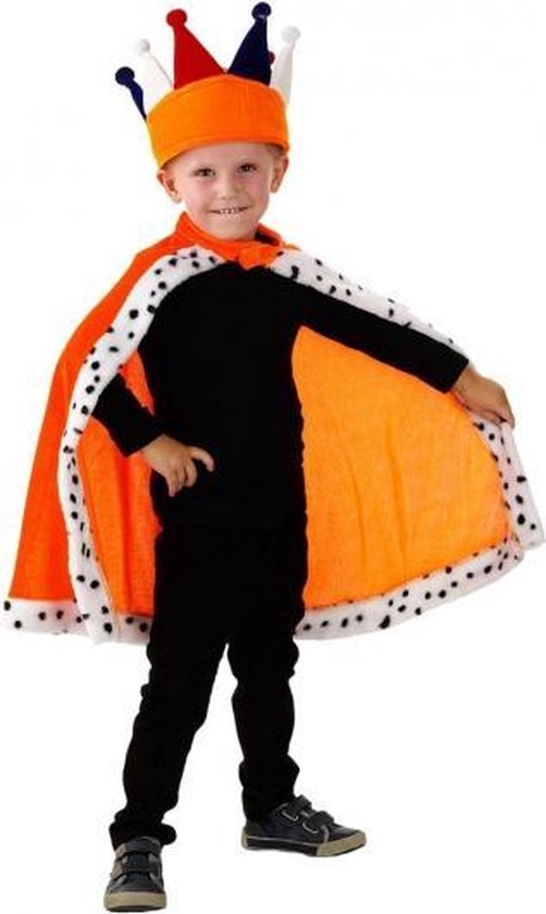 Oranje Konings cape voor kinderen | bol.com