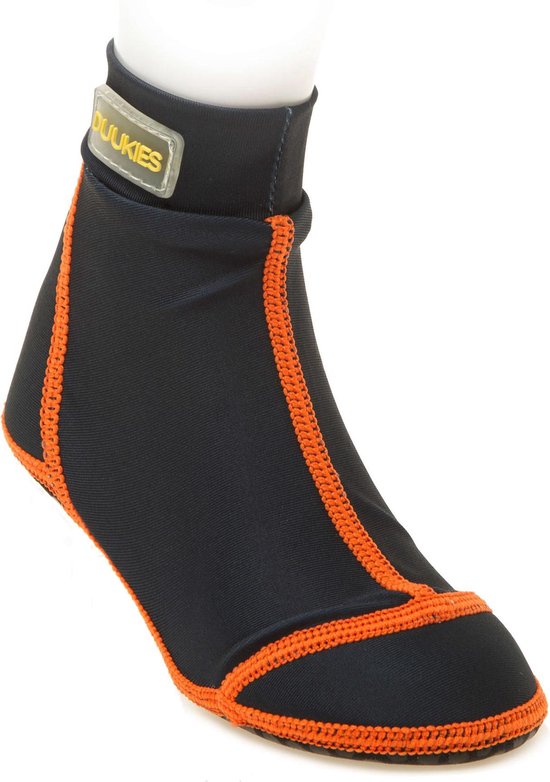 Foto: Duukies strandsokken jack waterschoenen maat 34 35 unisex grijs oranje
