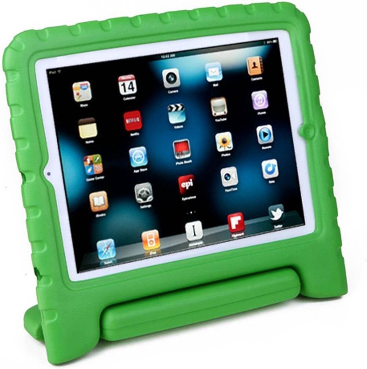 geschikt voor iPad Mini 4 Kinderhoes Groen
