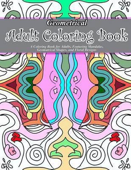 Geometrical Adult Coloring Book - cover