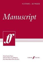 32-page A4 Manuscript Book, 12-stave