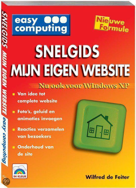 Cover van het boek 'Snelgids Mijn eigen website'