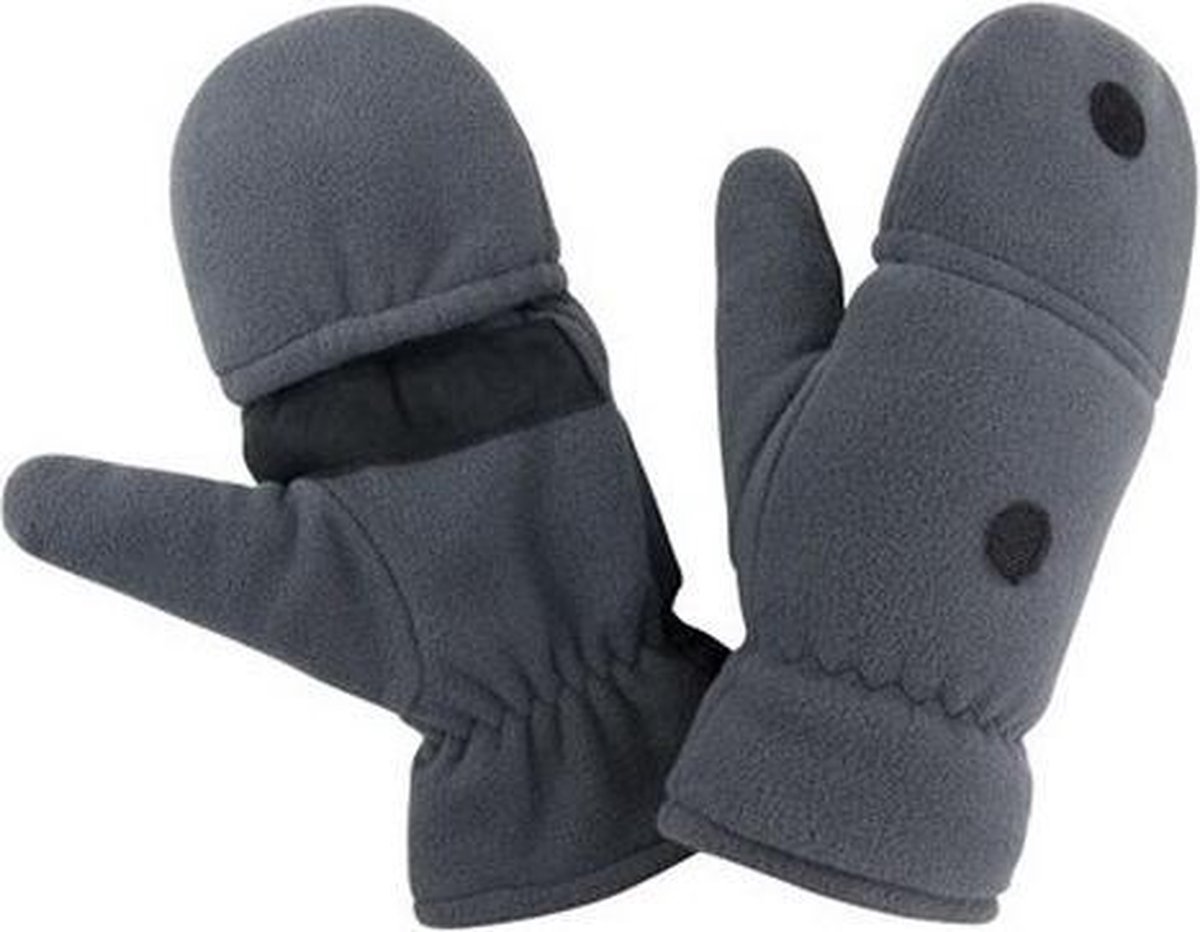 Grijze wanten/handschoenen voor volwassenen S Grijs
