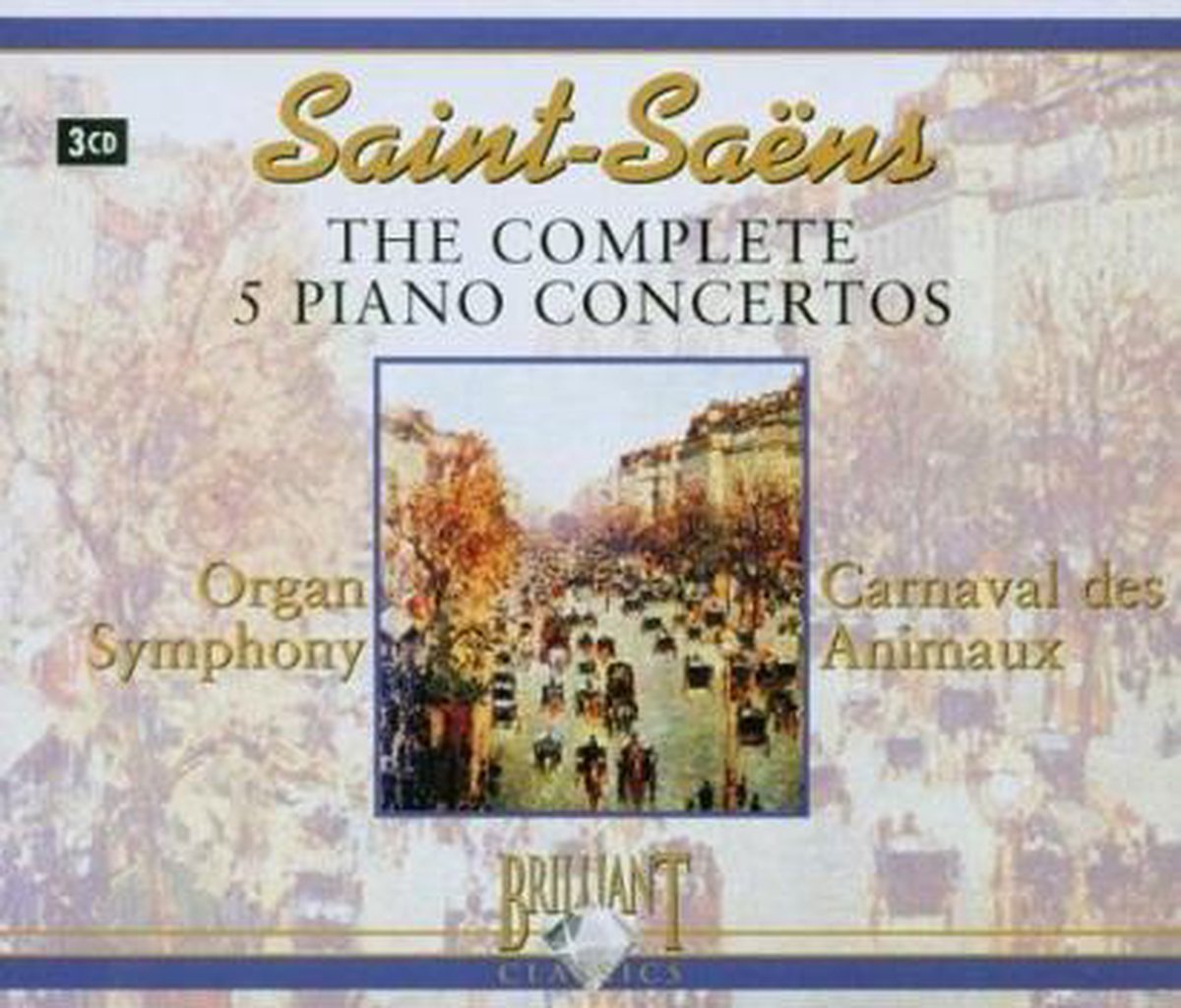 Saint-Saens: The Complete Five Piano Concertos / Comissiona, et al