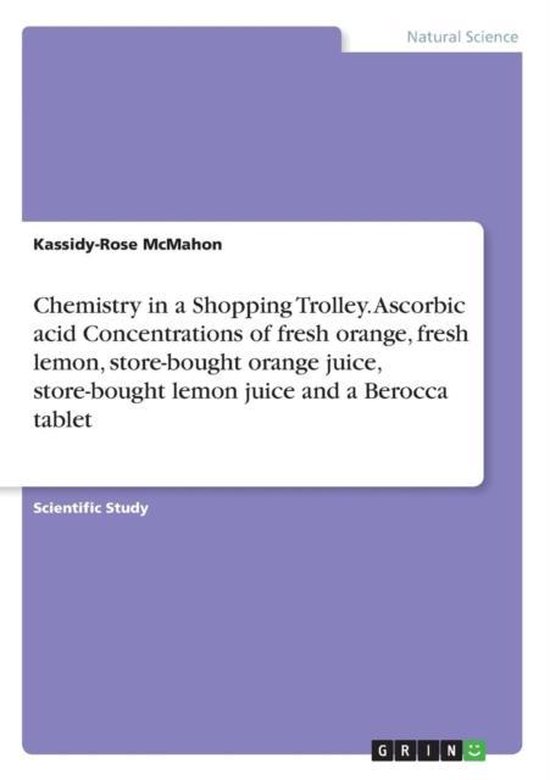 Chemistry in a Shopping Trolley. Ascorbic acid Concentration ... - cover