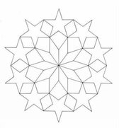 Geometric Star Designs Coloring Book