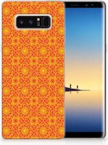 Samsung Galaxy Note 8 TPU Hoesje Design Batik Orange
